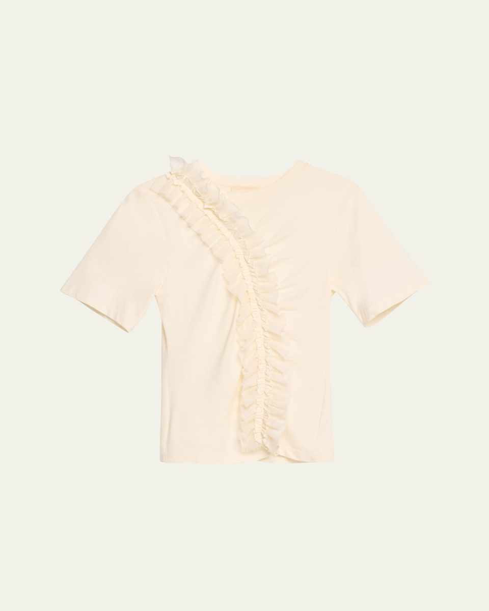 Vivi Ruffle Organic Cotton Top